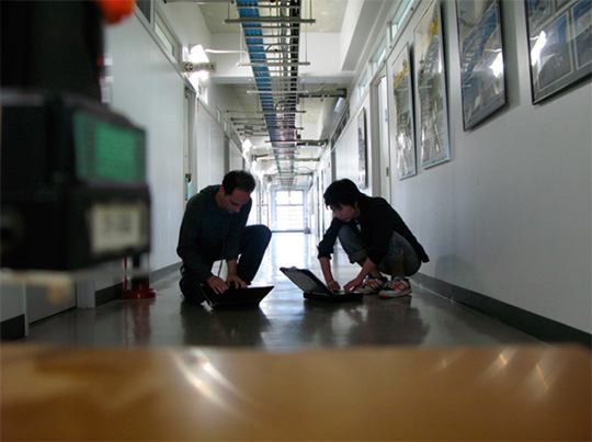 Figura 1 - Preparativi per un test di mobilità autonoma del rover.