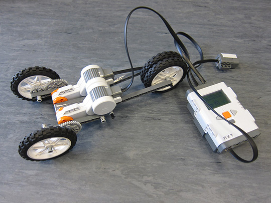 Figura 8 - Grazie alla modularità del Lego, è possibile creare un prototipo funzionante in pochi minuti.