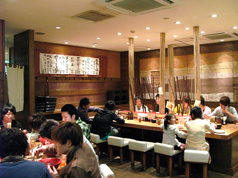Figura 1 - Un caratteristico noodle bar Giapponese.