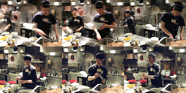 Figura 2 - Preparazione di una ciotola di ramen.