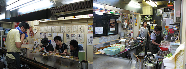 Figura 5 - Condizioni... igieniche di un "ristorante" di Okonomiyaki.