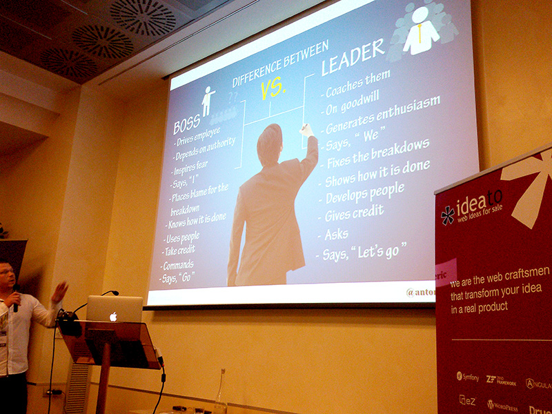 Figura 16 – Leadership 2.0 nell’intervento di Antonio Peric-Mazar
