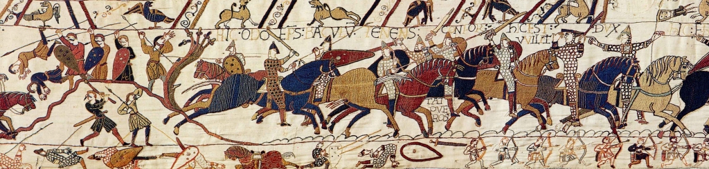 Figura 2 – Frammento dell’Arazzo di Bayeux.