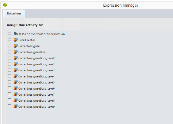 Figura 36 – Attività Approve Leave Request Expressione Manager.