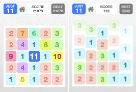 Figura 5 – “Just eleven” è un puzzle legato all’abilità di percepire i rapporti spaziali tra elementi.