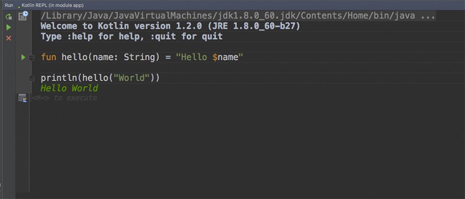 Figura 1 – La Kotlin REPL.