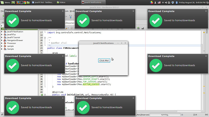 Figura 3 – JavaFX rappresentò un ulteriore passo in avanti per qualità e prestazioni, nonostante il mancato successo "commerciale".