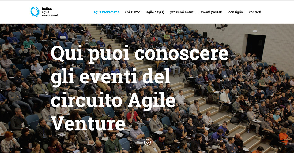 Figura 2 – Sul sito dello IAM è possibile trovare il calendario del gran numero di eventi organizzati per la community degli agilisti italiani.