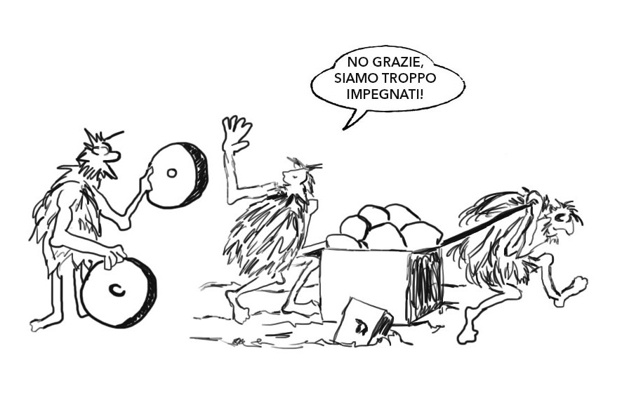 Figura 5 – Quando il nostro tempo utile è saturo di cose da fare e non si prevedono fasi di controllo, ci si ritrova costretti a rinunciare a dei cambiamenti con conseguenze che possono rivelarsi molto gravi.