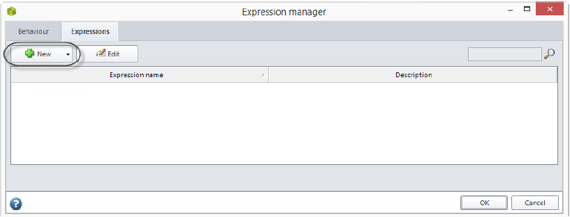Figura 24 – Activity Actions Expression Manager.
