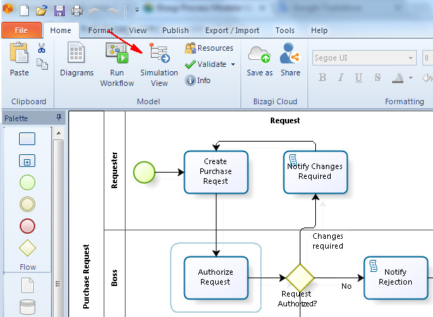 Figura 1 – Simulation View.