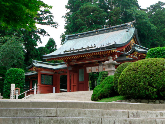 Figura 5 - Il tempio di Jinja, a Shiogama.