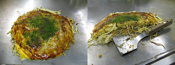 Figura 7 - Un "succulento" Okonomiyaki.