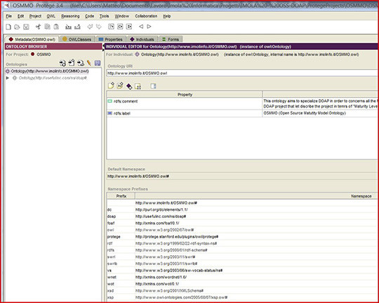 Figura 1 – Protègè 3.4 beta.