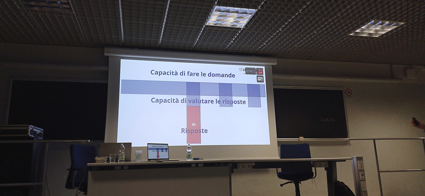 Figura 7 – La persona che sa usare l’Intelligenza Artificiale modifica, o estende, il classico modello T-shaped delle competenze.